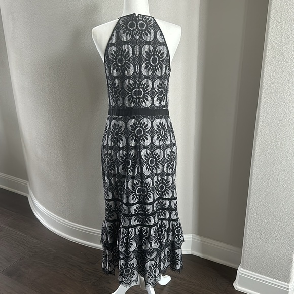 Banana Republic-black lace midi dress - Picture 5 of 7